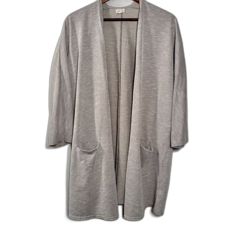 Anthropologie DONNI Cardigan Women's One Size Open Front Sweater w/ Pockets